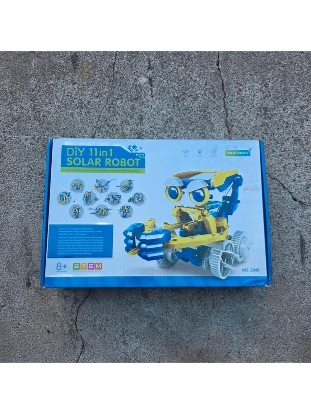 STEM Learning Solar Robot Kit Toys Kids 11 in 1 Educational Science